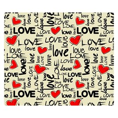 Love Abstract Background Textures Creative Grunge Two Sides Premium Plush Fleece Blanket (small) by uniart180623