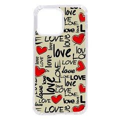 Love Abstract Background Textures Creative Grunge Iphone 14 Pro Max Tpu Uv Print Case