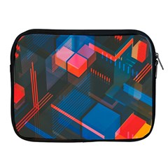 Minimalist Abstract Shaping Abstract Digital Art Apple Ipad 2/3/4 Zipper Cases by uniart180623