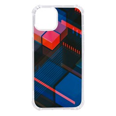 Minimalist Abstract Shaping Abstract Digital Art Iphone 14 Tpu Uv Print Case