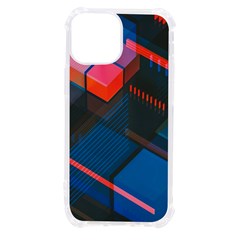 Minimalist Abstract Shaping Abstract Digital Art Iphone 13 Mini Tpu Uv Print Case