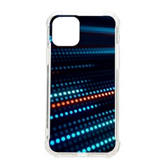 Orange Blue Dot Dots Lines Abstract Digital Art Iphone 11 Pro 5 8 Inch Tpu Uv Print Case by uniart180623