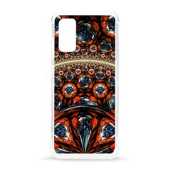 Fractal Floral Ornaments Rings 3d Sphere Floral Pattern Neon Art Samsung Galaxy S20 6 2 Inch Tpu Uv Case by uniart180623