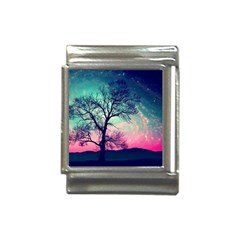 Tree Abstract Field Galaxy Night Nature Italian Charm (13mm) by uniart180623