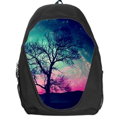 Tree Abstract Field Galaxy Night Nature Backpack Bag