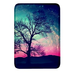 Tree Abstract Field Galaxy Night Nature Rectangular Glass Fridge Magnet (4 Pack) by uniart180623