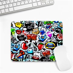 Graffiti Art Cartoon Comic Small Mousepad by uniart180623