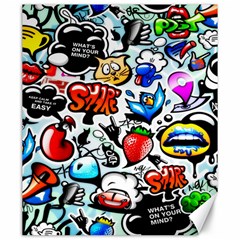 Graffiti Art Cartoon Comic Canvas 20  X 24 