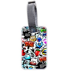 Graffiti Art Cartoon Comic Luggage Tag (two Sides)