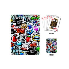 Graffiti Art Cartoon Comic Playing Cards Single Design (mini)