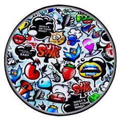 Graffiti Art Cartoon Comic Wireless Fast Charger(black) by uniart180623