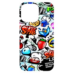 Graffiti Art Cartoon Comic Iphone 14 Pro Max Black Uv Print Case