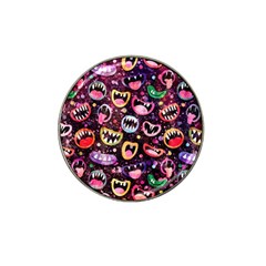 Funny Monster Mouths Hat Clip Ball Marker (4 Pack) by uniart180623