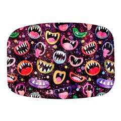 Funny Monster Mouths Mini Square Pill Box