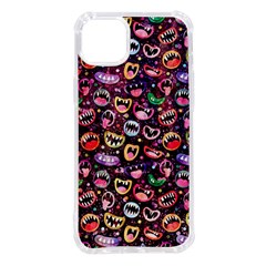 Funny Monster Mouths Iphone 14 Plus Tpu Uv Print Case by uniart180623