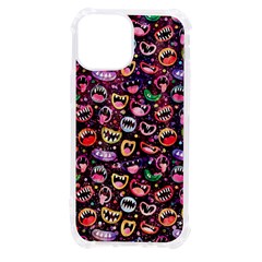 Funny Monster Mouths Iphone 13 Mini Tpu Uv Print Case by uniart180623