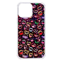 Funny Monster Mouths Iphone 13 Pro Max Tpu Uv Print Case