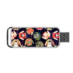 Ugly Christmas Portable Usb Flash (one Side) by uniart180623