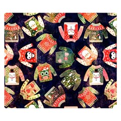 Ugly Christmas Two Sides Premium Plush Fleece Blanket (small) by uniart180623