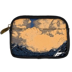 Waves Aesthetic Ocean Retro Sea Vintage Digital Camera Leather Case