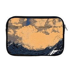 Waves Aesthetic Ocean Retro Sea Vintage Apple Macbook Pro 17  Zipper Case