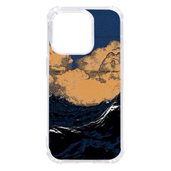 Waves Aesthetic Ocean Retro Sea Vintage Iphone 14 Pro Tpu Uv Print Case by uniart180623