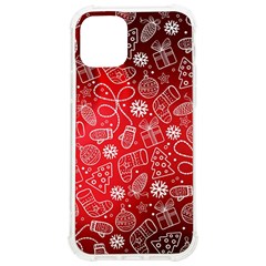 Christmas Pattern Red Iphone 12/12 Pro Tpu Uv Print Case by uniart180623