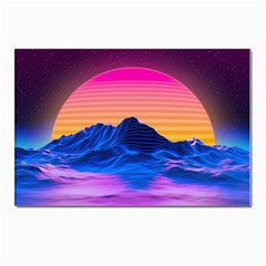 Sun Ultra Artistic 3d Illustration Sunset Postcards 5  X 7  (pkg Of 10) by uniart180623