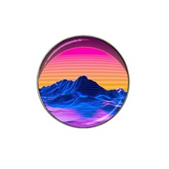 Sun Ultra Artistic 3d Illustration Sunset Hat Clip Ball Marker by uniart180623