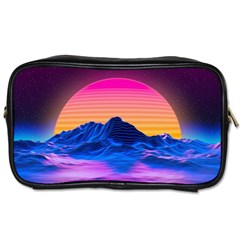 Sun Ultra Artistic 3d Illustration Sunset Toiletries Bag (two Sides) by uniart180623