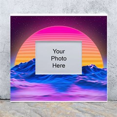 Sun Ultra Artistic 3d Illustration Sunset White Wall Photo Frame 5  X 7  by uniart180623