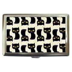 Black Cats And Dots Koteto Cat Pattern Kitty Cigarette Money Case by uniart180623