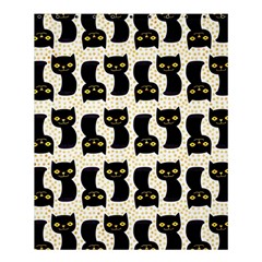 Black Cats And Dots Koteto Cat Pattern Kitty Shower Curtain 60  X 72  (medium)  by uniart180623