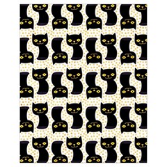 Black Cats And Dots Koteto Cat Pattern Kitty Drawstring Bag (small) by uniart180623