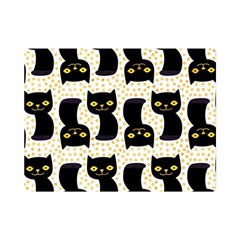 Black Cats And Dots Koteto Cat Pattern Kitty Premium Plush Fleece Blanket (mini) by uniart180623