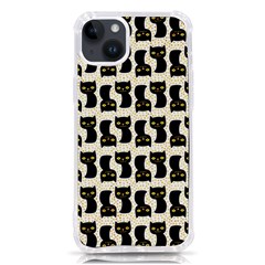 Black Cats And Dots Koteto Cat Pattern Kitty Iphone 14 Plus Tpu Uv Print Case