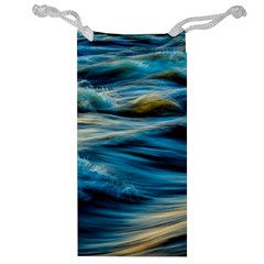 Waves Abstract Jewelry Bag