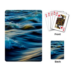 Waves Abstract Playing Cards Single Design (rectangle) by uniart180623