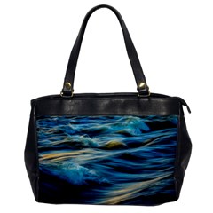 Waves Abstract Oversize Office Handbag