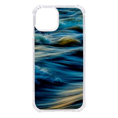 Waves Abstract Iphone 14 Tpu Uv Print Case