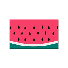 Watermelon Fruit Pattern Sticker (rectangular)