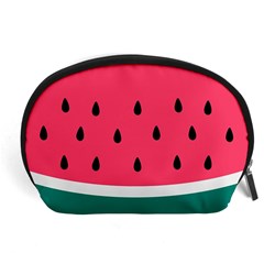 Watermelon Fruit Pattern Accessory Pouch (large) by uniart180623