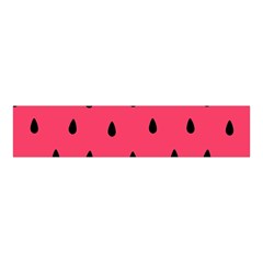 Watermelon Fruit Pattern Velvet Scrunchie by uniart180623