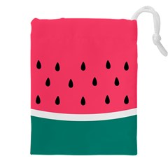 Watermelon Fruit Pattern Drawstring Pouch (4xl) by uniart180623