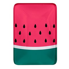 Watermelon Fruit Pattern Rectangular Glass Fridge Magnet (4 Pack)