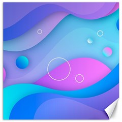 Colorful Blue Purple Wave Canvas 20  x 20 