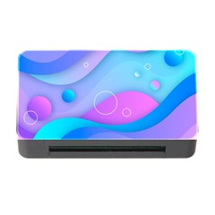 Colorful Blue Purple Wave Memory Card Reader with CF