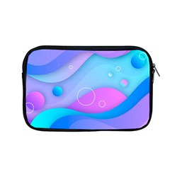 Colorful Blue Purple Wave Apple MacBook Pro 13  Zipper Case