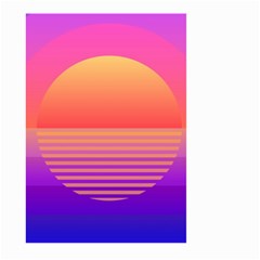 Sunset Summer Time Large Garden Flag (two Sides) by uniart180623