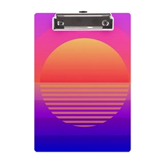 Sunset Summer Time A5 Acrylic Clipboard by uniart180623